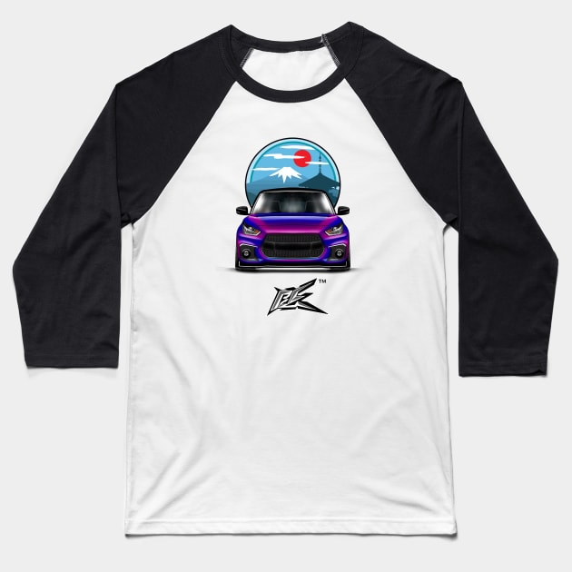 maruti suzuki swift pearl purple Baseball T-Shirt by naquash